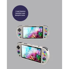 HD Çıkış Destekli Taşınabilir Oyun Konsolu – 5 İnç IPS Ekran, RGB Işıklı