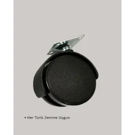 Kilitsiz 4 cm Tekerlek Ayak 4’lü Set Sessiz ve Dayanıklı