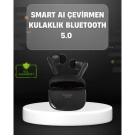 Yapay Zeka Destekli Bluetooth Kulaklık Anlık Çeviri Ve Gürültü Engelleme