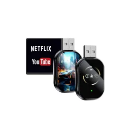 Araç İçi Kablosuz Carplay Android Auto Airplay Adaptörü