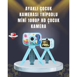 2 inç Ekranlı Çocuk Kamerası – Çizgi Film Efektli ve Müzik Çalar Özellikli