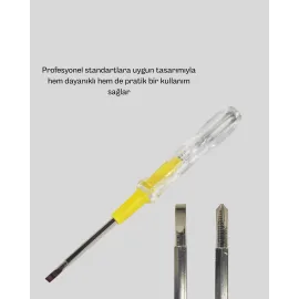 Neon Işıklı Elektrik Kontrol Kalemi