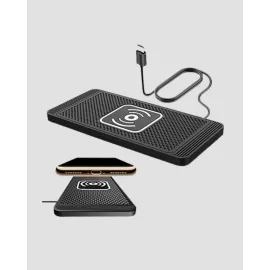 15W Manyetik Kablosuz Şarj Pedi Araç Masa Kullanımına Uygun Qi Şarj Cihazı