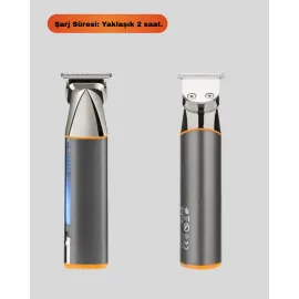 9’U 1 Arada Bakım Seti Güçlü Motorlu Saç Sakal Burun Kulak Trimmer