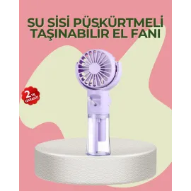 4 Kademeli Serinletici Su Buharlı El Vantilatörü