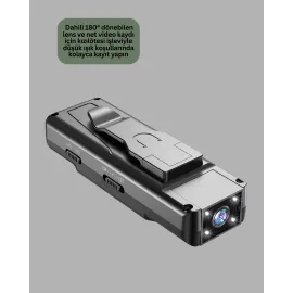 Mini Kamera 1080P Full Hd Döner Lens Taşınabilir