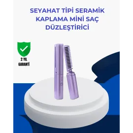 Taşınabilir Saç Düzleştirici Tarak – Ayarlanabilir Isı Kontrollü