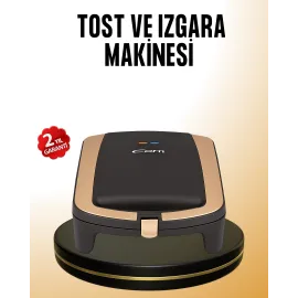 Tost Makinesi Hızlı Pişirme Teknolojisi 1500 Watt