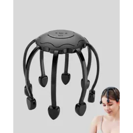 Elektrikli Saç Derisi Masaj Aleti Çok Noktalı Titreşimli Rahatlatıcı Bakım