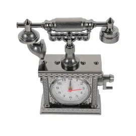 Dekoratif Retro Telefon Masa Saati Çalar Saat Özellikli