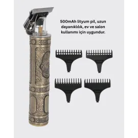 Kompakt Tasarımlı, Uzun Pil Ömürlü Saç Sakal Kesme Makinesi