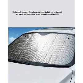 Araba Güneşliği Alüminyum Yansıtıcı Yüzeyle Etkili Isı Koruması