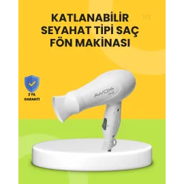 Katlanır Gövdeli Saç Kurutma Makinesi Ev Ve Valiz Kullanımı