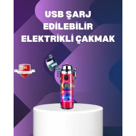 Su Geçirmez Rüzgar Geçirmez Elektronik Ark Çakmak