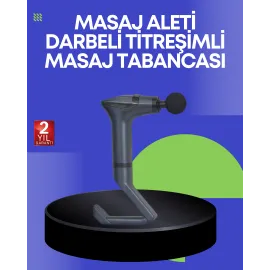 Titreşimli Şarjlı Masaj Aleti 3In1 Fonksiyonel Çok Amaçlı Model