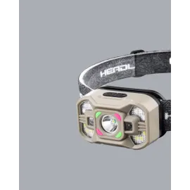 Wave Sensörlü Led Kafa Lambası Şarjlı Ayarlanabilir Işık