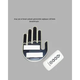 Uzaktan Kumandalı Çok Fonksiyonlu Araç Led Işığı