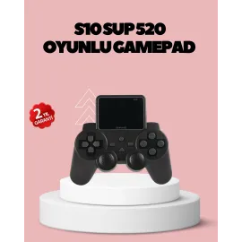Hdmi Tv Bağlantılı Orijinal S10 Gamepad 520 Oyunlu 2025 Seri Oyun Konsolu