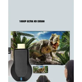 HDMI Kablosuz Ekran Alıcısı – iOS, Android, Mac, PC Uyumluluğu