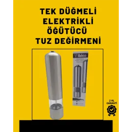 Pil İle Çalışan Elektrikli Baharat Öğütme Cihazı Ergonomik Şeffaf Gövde