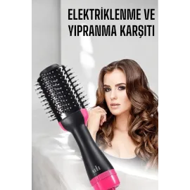 Fön Tarak Elektriklenmeyi Önleyen ve Parlaklık Veren Saç Şekillendirici