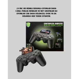 Çocuklar Ve Yetişkinler İçin Uygun 500 Oyunlu Taşınabilir Mini Retro El Konsolu