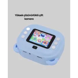 Anında Baskı Özellikli Şipşak Kamera – 24MP HD Çift Lensli, 32GB Hafızalı