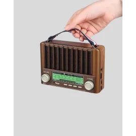 Solar Hoparlör Bluetooth Fm Am Sw Radyo Çok Fonksiyonlu Şarjlı