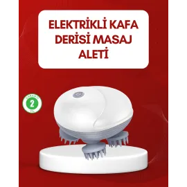 Su Geçirmez Elektrikli Kafa Masaj Cihazı Ipx7