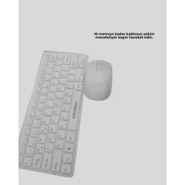 Q Klavye Klavye ve Mouse Seti USB Girişli Kablosuz