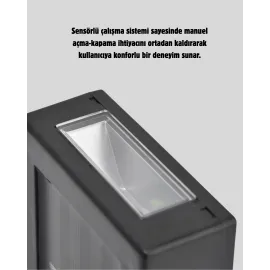 Solar Güçlü 6 LED Dış Mekan Lambası – Otomatik Aç/Kapa Işık Sensörlü Aydınlatma