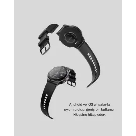 Kablosuz Şarjlı Bluetooth Görüşmeli Akıllı Saat – Android & Ios Uyumlu