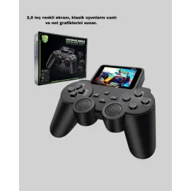 Mini Retro Oyun Konsolu S10 2.8 İnç Ekran Taşınabilir Klasik Atari