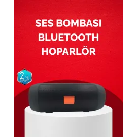 Bluetooth Hoparlör 20W Bass Güçlü Ses Usb Flash Aux Destekli