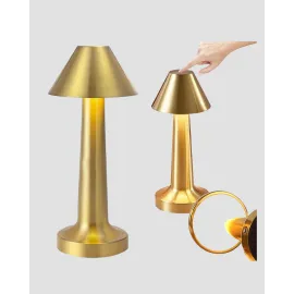 Kablosuz Led Masa Lambası 1800Mah 3 Renk Aydınlatma Dokunmatik