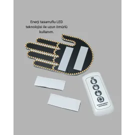 Kompakt Tasarımlı Led Jest Işığı – Selam Ve Teşekkür Modları