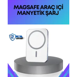 360° Döner Başlıklı MagSafe Araç Telefon Tutucu Hızlı Şarjlı