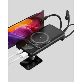 10000 Mah Kablosuz Powerbank – 15W Hızlı Şarj,  Type-C Çoklu Çıkışlı