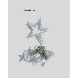 Yıldız Figürlü Perde Peri Led 3X3 Metre Dekoratif Işık