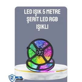 Kumandalı 5 Metre Şerit Led Dekoratif Aydınlatma