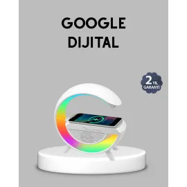 Kablosuz Şarjlı Bluetooth Hoparlör Ve Gece Lambası – Nfc, Fm Radyo, Rgb Işık