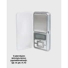 Mavi Işıklı Lcd Ekranlı Hassas Tartı Terazisi