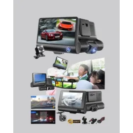 Full Hd 1080P 3 Kameralı Araç Dvr – Gece Görüşlü Ve G-Sensörlü Güvenlik Çözümü