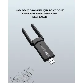 AC1200 USB WiFi Adaptör