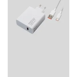 120W Güçlü Hızlı Şarj Adaptörü ve Type-C Kablo Seti – Güvenli Şarj Teknolojisi