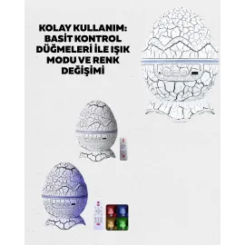 Çocuk Odası İçin Galaxy Projektör + Beyaz Gürültü + Uzaktan Kumandalı