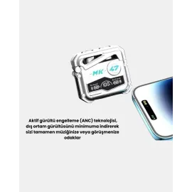 Kablosuz Spor Kulaklık – Düşük Gecikmeli Oyun Modu, Powerbank Şarj Kutusu