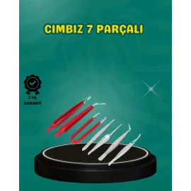 Antistatik 7’Li Hassas Cımbız Takımı Manyetik Olmayan Uçlu