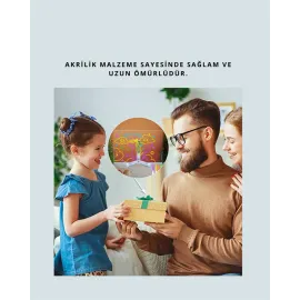 Çocuklar İçin Renkli Led Mesaj Tahtası – Neon Kalemli, Eğlenceli Ve Yaratıcı Yazı Panosu