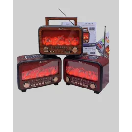 Taşınabilir Kamp Hoparlörü – Solar Şarjlı, Şömine Efektli, 7W Güçlü Ses